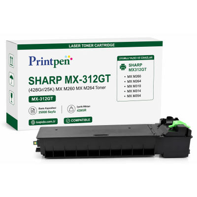 PRINTPEN SHARP MX-312GT (428Gr/25K) MX M260 MX M264 Toner