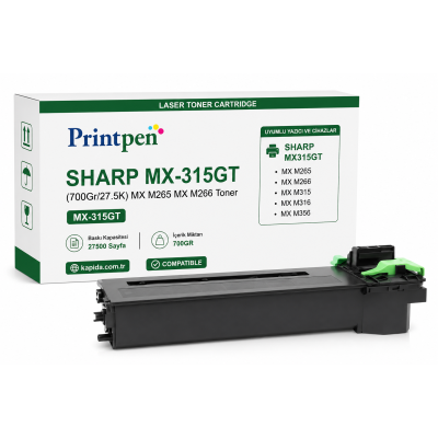 PRINTPEN SHARP MX-315GT (700Gr/27.5K) MX M265 MX M266 Toner