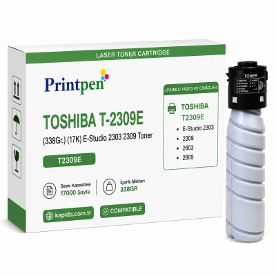 PRINTPEN TOSHIBA T-2309E (338Gr.) (17K) E-Studio 2303 2309 Toner