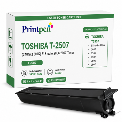PRINTPEN TOSHIBA T-2507 (240Gr.) (10K) E-Studio 2006 2007 Toner