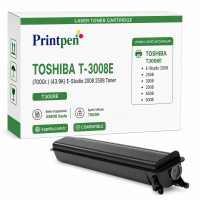 PRINTPEN TOSHIBA T-3008E (700Gr.) (43.9K) E-Studio 2008 2508 Toner