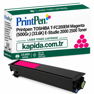 Printpen Toshiba T-FC200EM Kırmızı (500Gr.) (33.6K) e-STUDIO 2000 2500 Toner