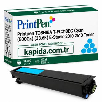 Printpen Toshiba T-FC210EC Mavi (500Gr.) (33.6K) e-STUDIO 2010 2510 Toner