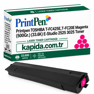 Printpen Toshiba T-FC425E,T-FC20E Kırmızı (500Gr.) (33.6K) e-STUDIO 2525 3025 Toner