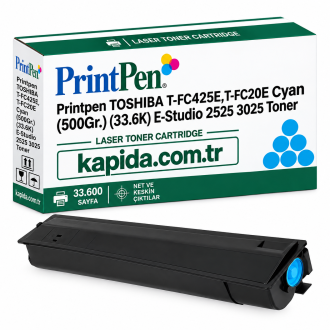 Printpen Toshiba T-FC425E,T-FC20E Mavi (500Gr.) (33.6K) e-STUDIO 2525 3025 Toner