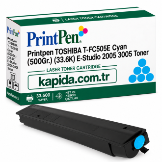 Printpen Toshiba T-FC505E Mavi (500Gr.) (33.6K) e-STUDIO 2005 3005 Toner