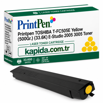 Printpen Toshiba T-FC505E Sarı (500Gr.) (33.6K) e-STUDIO 2005 3005 Toner