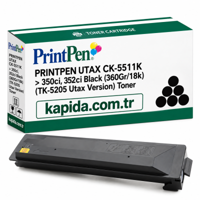 PRINTPEN UTAX CK-5511K > 350ci, 352ci Black (360Gr/18k) (TK-5205 Utax Version) Toner