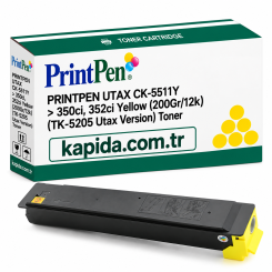 PRINTPEN UTAX CK-5511Y > 350ci, 352ci Yellow (200Gr/12k) (TK-5205 Utax Version) Toner PRINTPEN UTAX CK-5511Y > 350ci, 352ci Yellow (200Gr/12k) (TK-5205 Utax Version) Toner