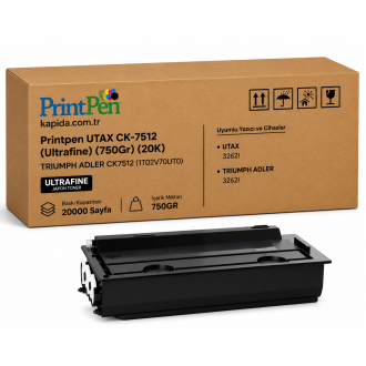 Printpen UTAX CK-7512 (Ultrafine) (750Gr) (20K) 3262I ; TRIUMPH ADLER CK7512 (1T02V70UT0) Toner