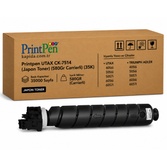 Printpen UTAX CK-7514 (Japon Toner) (580Gr Carrierli) (35K) 4056i 5056i
