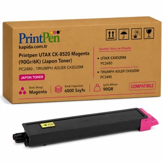 Printpen Utax Ck-8520 Kırmızı (90Gr/6K) (Japon Toner) Pc2480 ; Triumph Adler Ck8520M