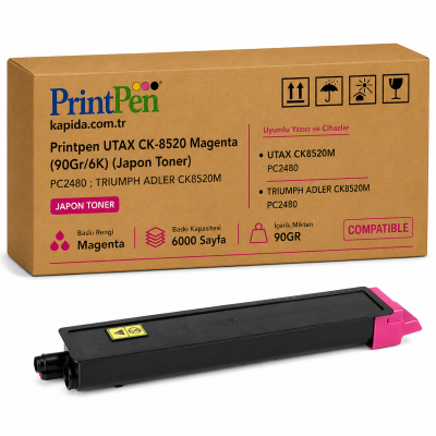 Utax CK-8520 Kırmızı Muadil Toner - PC2480, Triumph Adler PC2480 uyumlu