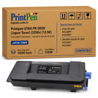Printpen Utax Pk-3020 (Japon Toner) (325Gr) (12.5K) P4532Mfp P4539Mfp ; Triumph Adler Pk-3020