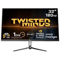 TWISTED MINDS 32" TM32CFHD180VA FHD 180HZ 1MS HDMI DP HDR10 R1500 KAVISLI RGB GAMING