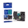 Printpen BROTHER P-Touch TZE-741 YESIL Etikete SIYAH (18mm x 8m) PT-1300 PT-1400