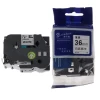 Printpen BROTHER P-Touch TZE-FX261 BEYAZ ESNEK Etikete SIYAH (36mm x 8m) PT-3600 PT-530