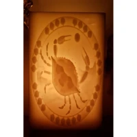 Yengec Burcu İçi̇ Boş Mum 17.5 Cm X 19 Cm X 30 Cm