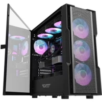 Zoko Amiral Dk431 4X12 Cm Argb Fanlı Mesh Panel Temperli Cam E-Atx